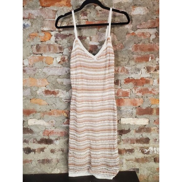 Olive + Oak Dresses & Skirts - New Olive & Oak Knit Dress Womens Sz M Cream Brown Tank Summer i